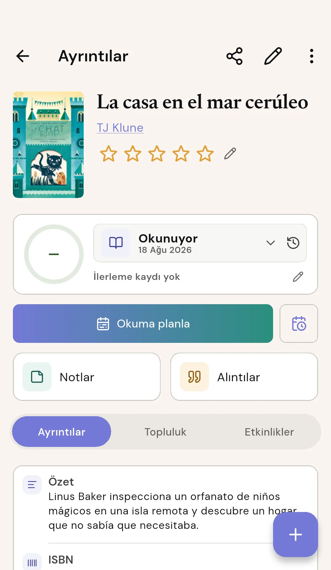 Kilometre taşlarını takvime dağıtan okuma planlayıcısı